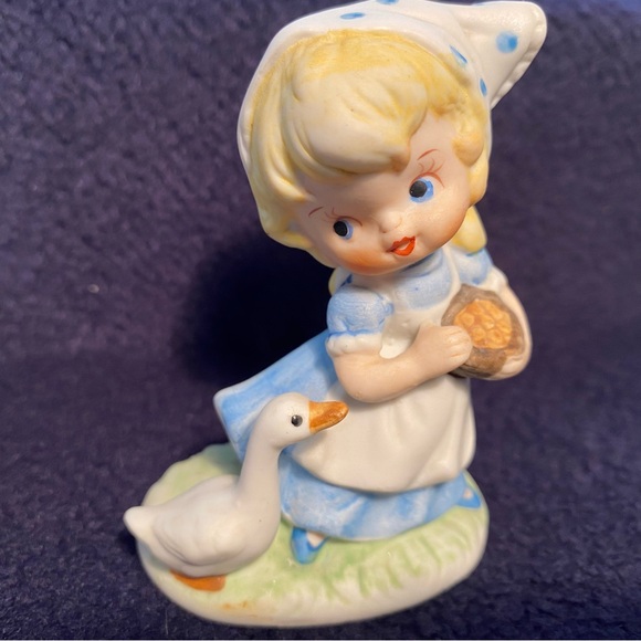 Vintage Homco Polka Dot Girls with animals set of 3 - Picture 5 of 7